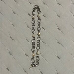 Ippolita 925 Silver Chain Necklace with Mother of Pearl Accents - Women Jewelry